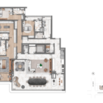Planta do apartamento